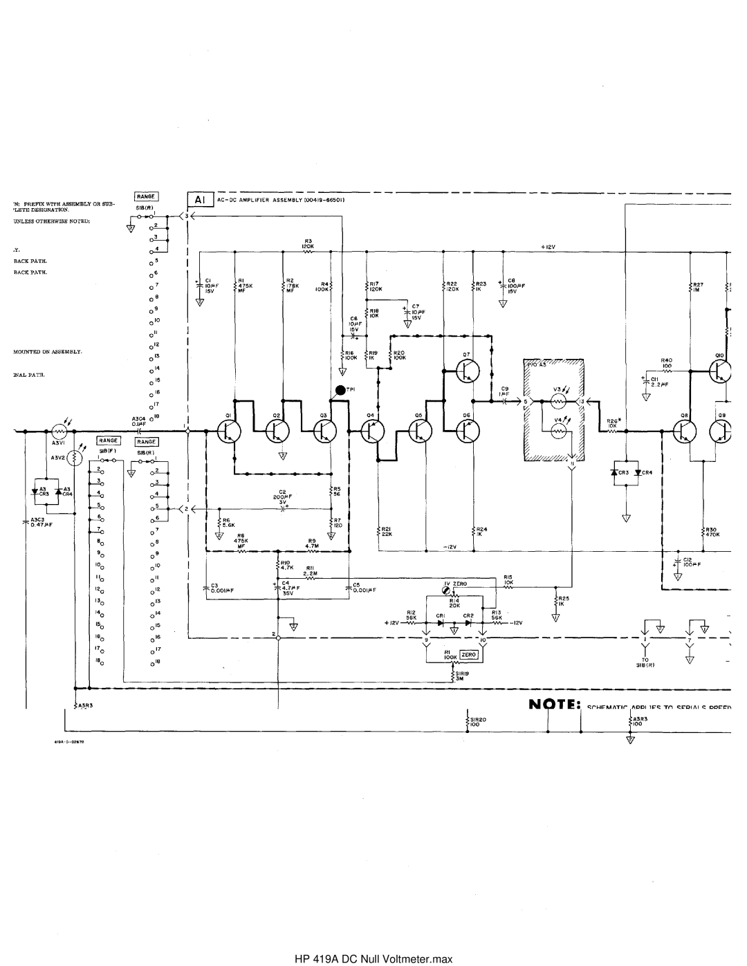 HP manual HP 419A DC Null Voltmeter.max 