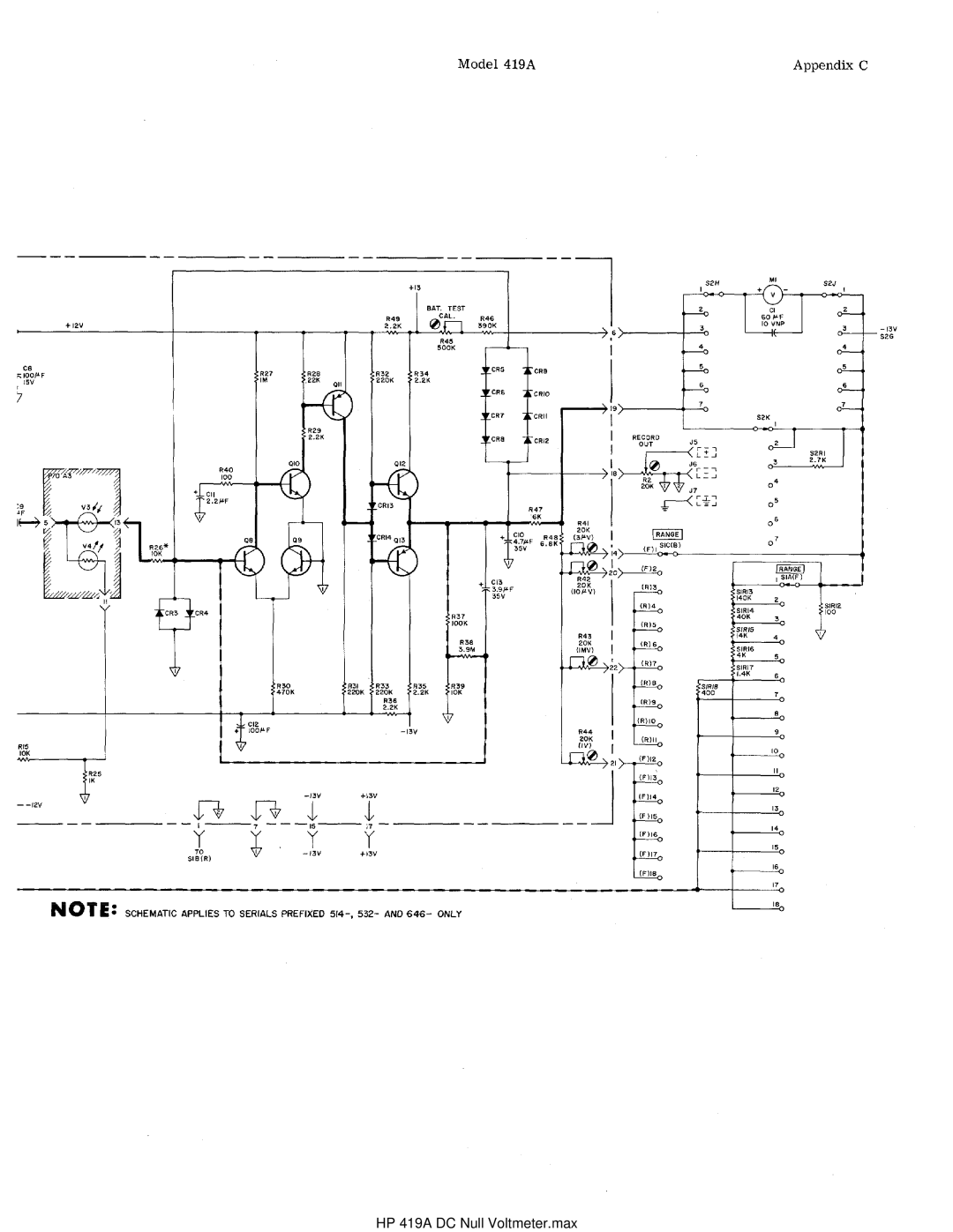 HP manual HP 419A DC Null Voltmeter.max 