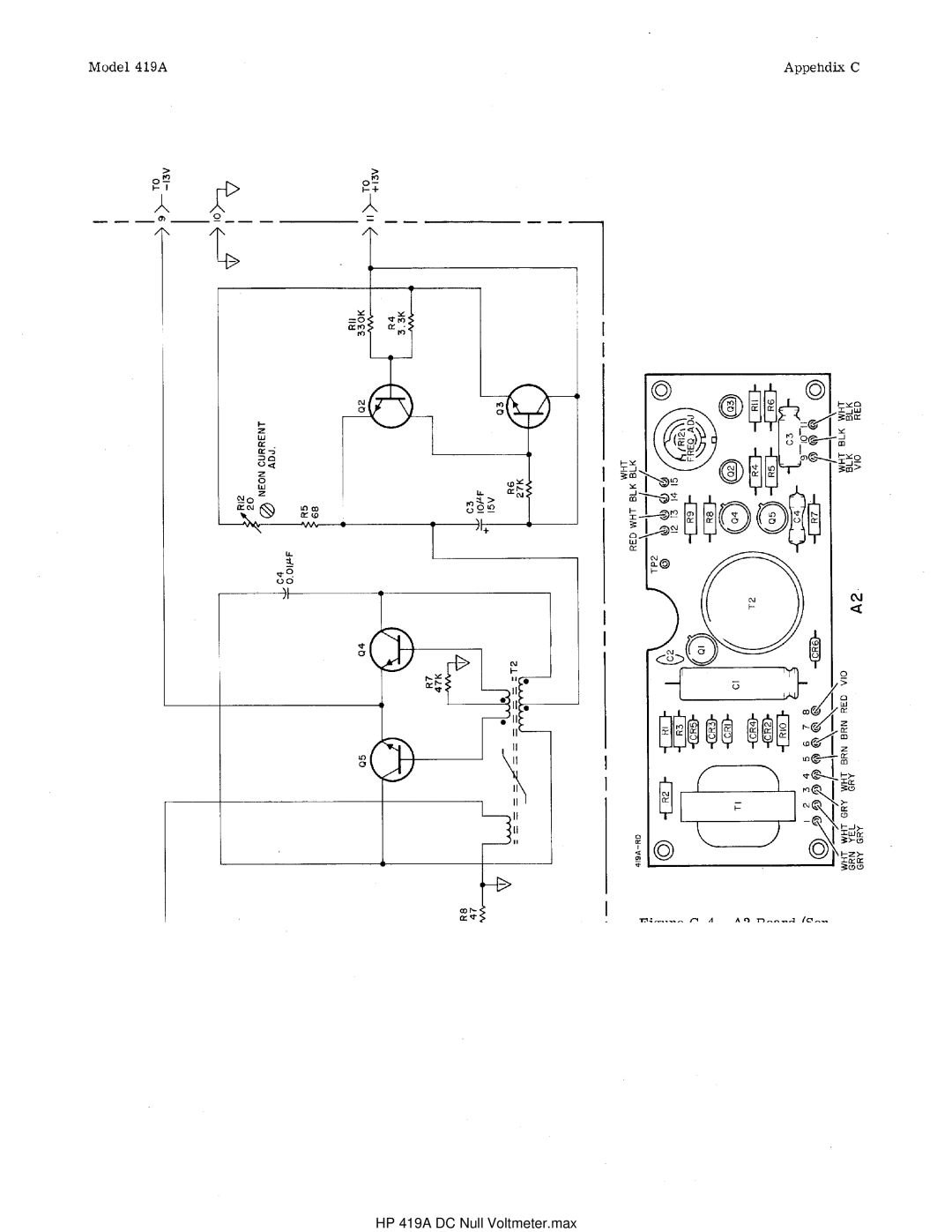 HP manual HP 419A DC Null Voltmeter.max 