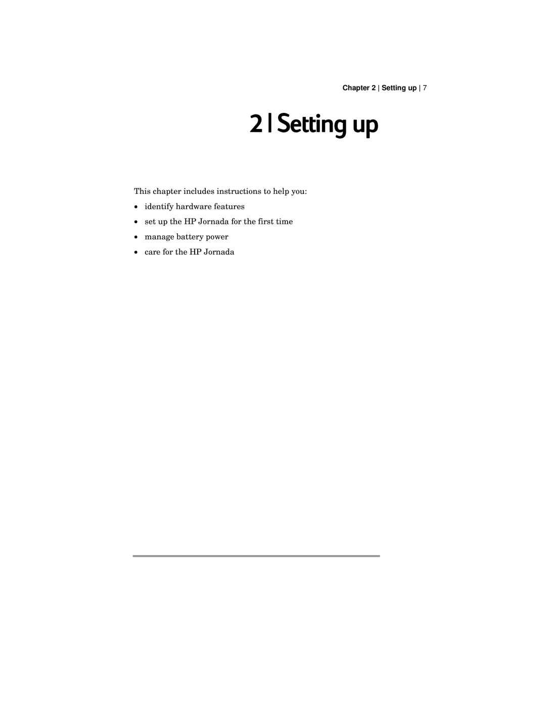 HP 420 manual Setting up 