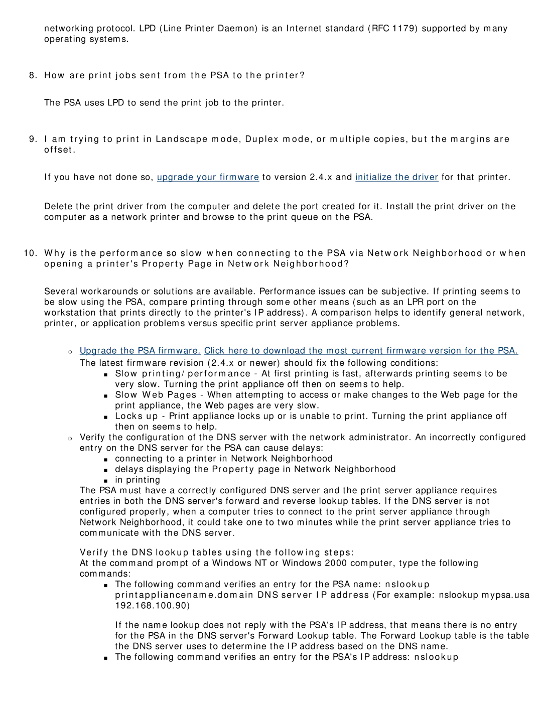 HP 4250 manual Verify the DNS lookup tables using the following steps 