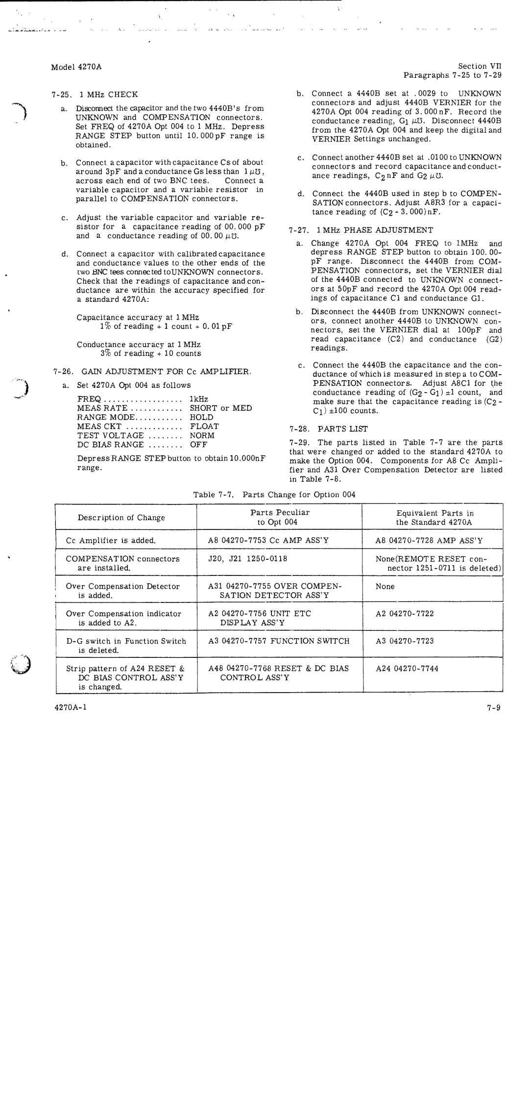 HP 4270A manual 