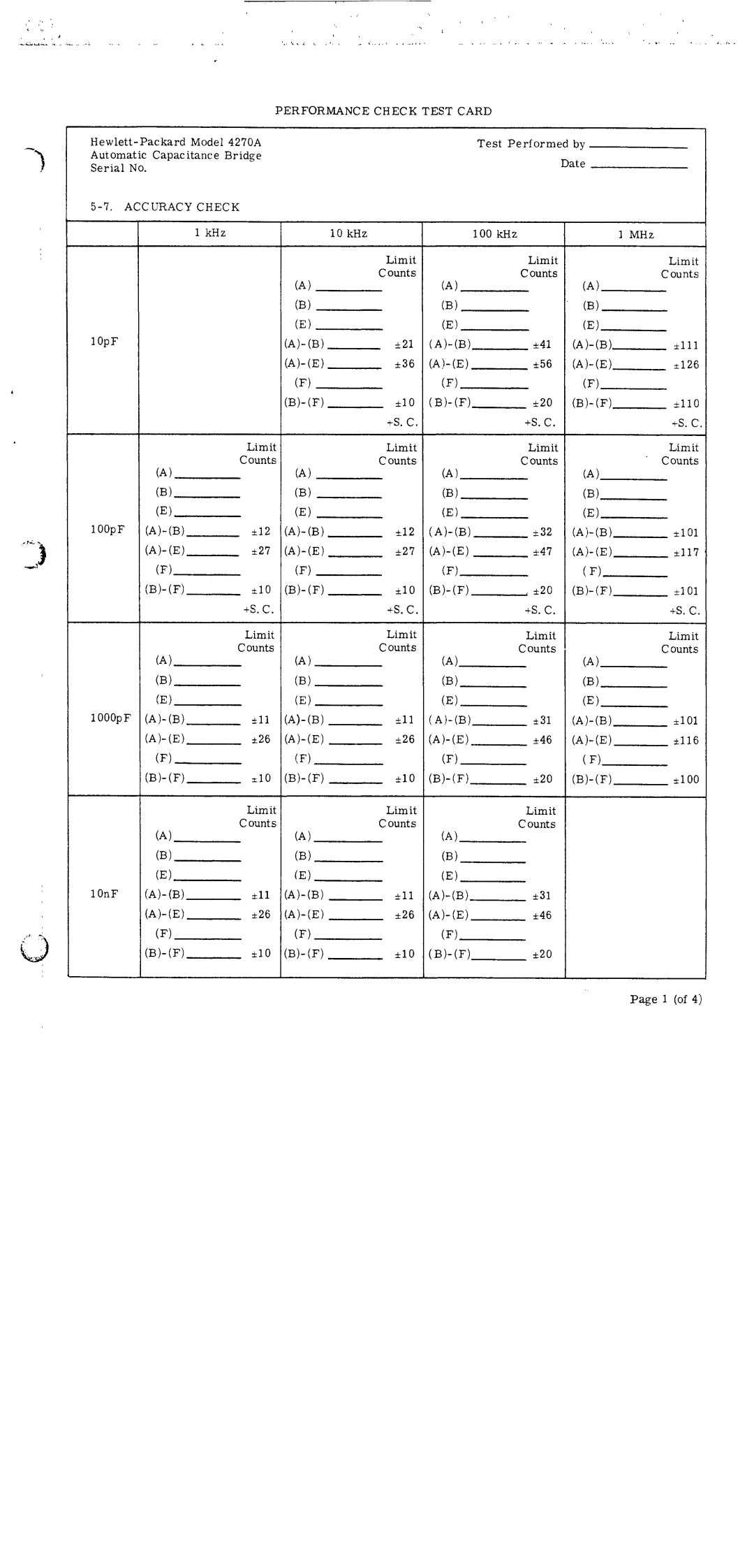 HP 4270A manual 