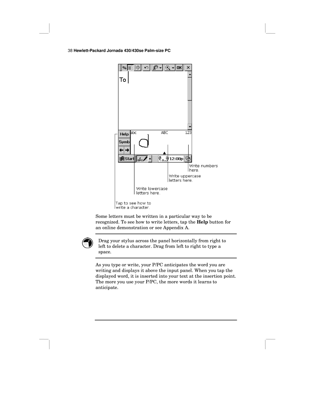 HP 430 SE manual Hewlett-Packard Jornada 430/430se Palm-size PC 