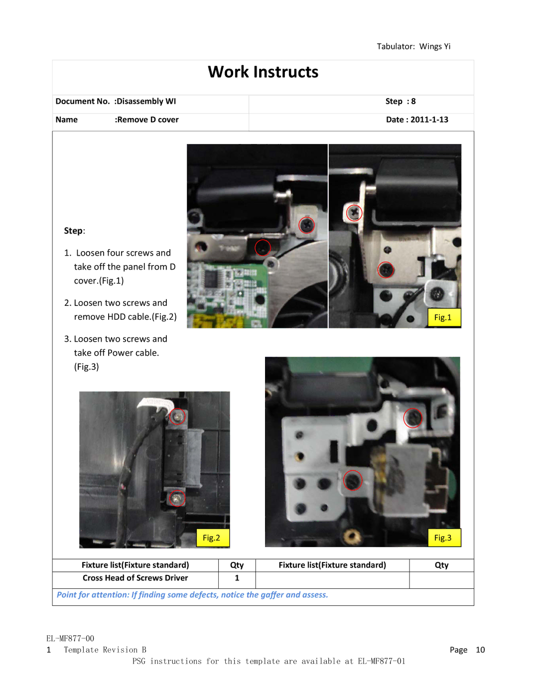 HP 431 manual Step8 