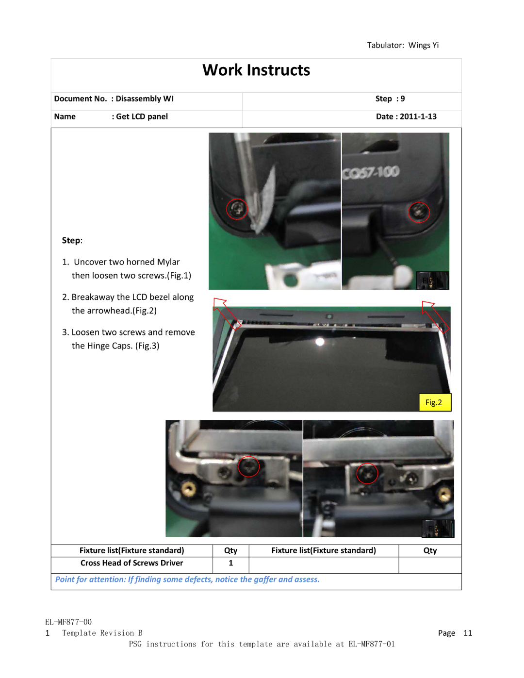 HP 431 manual Step9 