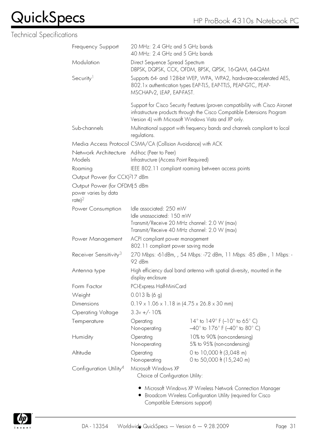 HP 4310S manual MSCHAPv2, LEAP, EAP-FAST 