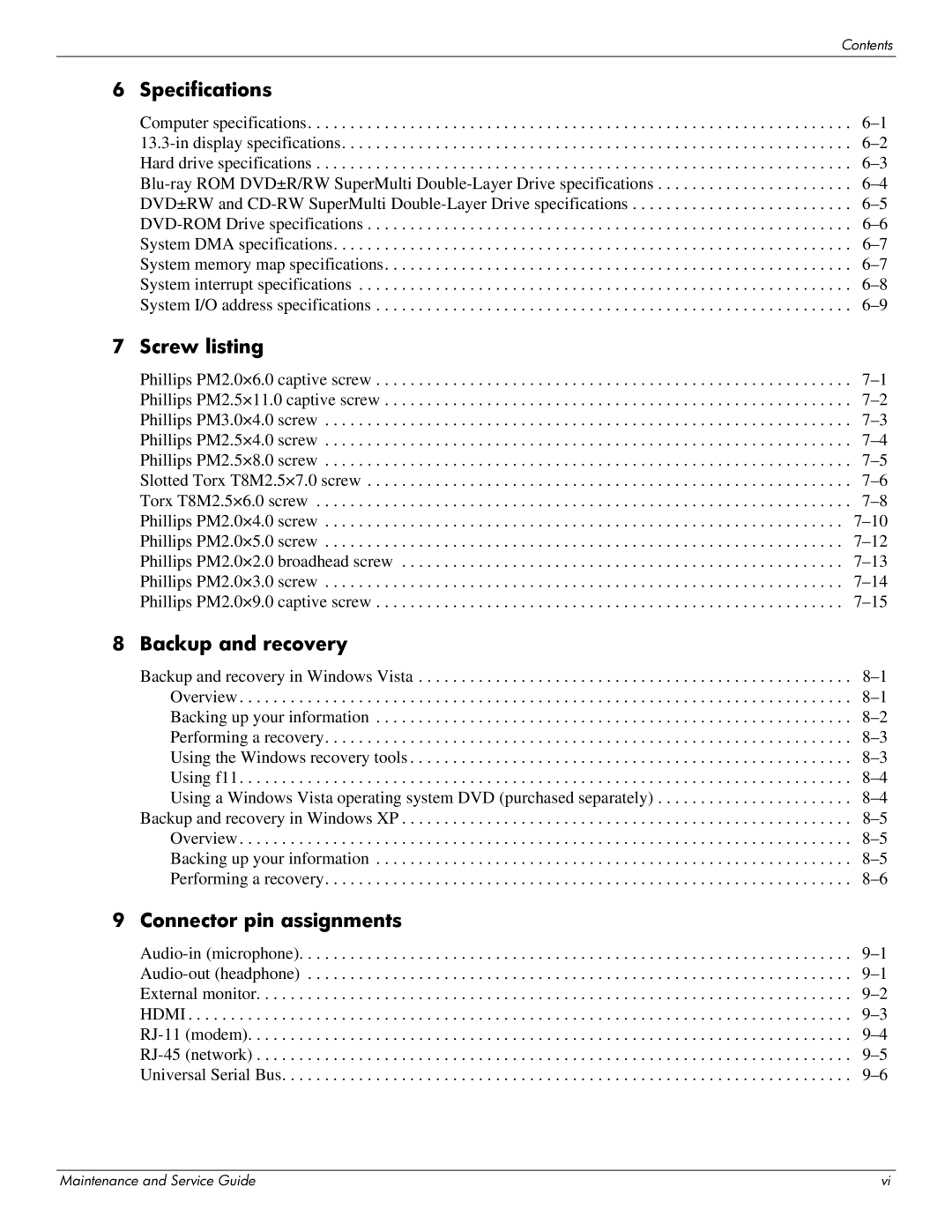 HP 4311S manual Specifications 