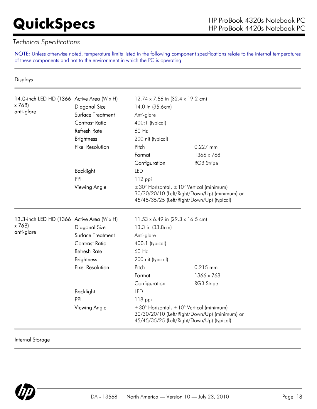 HP 4320s manual Led Ppi 