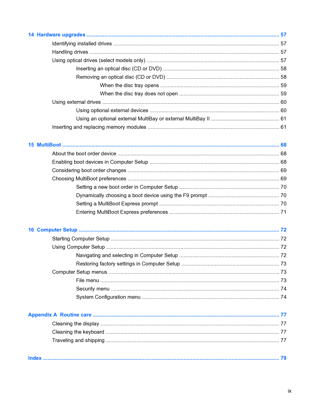 HP 4320t Mobile manual Hardware upgrades 