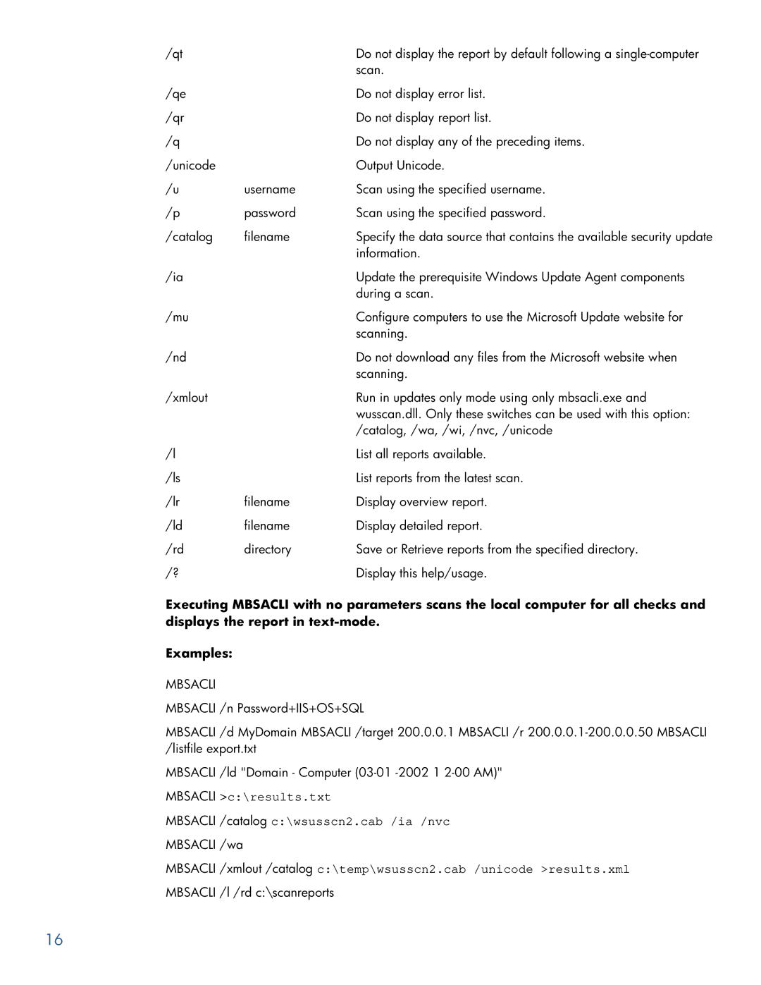 HP 4320t Mobile manual Mbsacli 