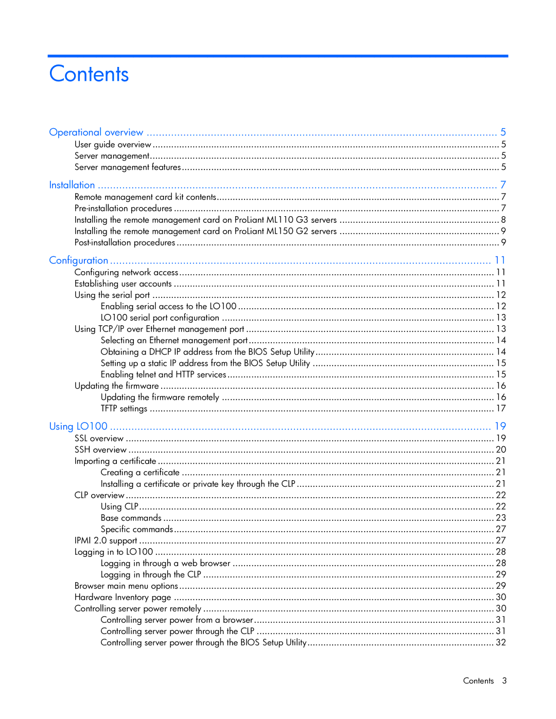 HP 436853-001 manual Contents 