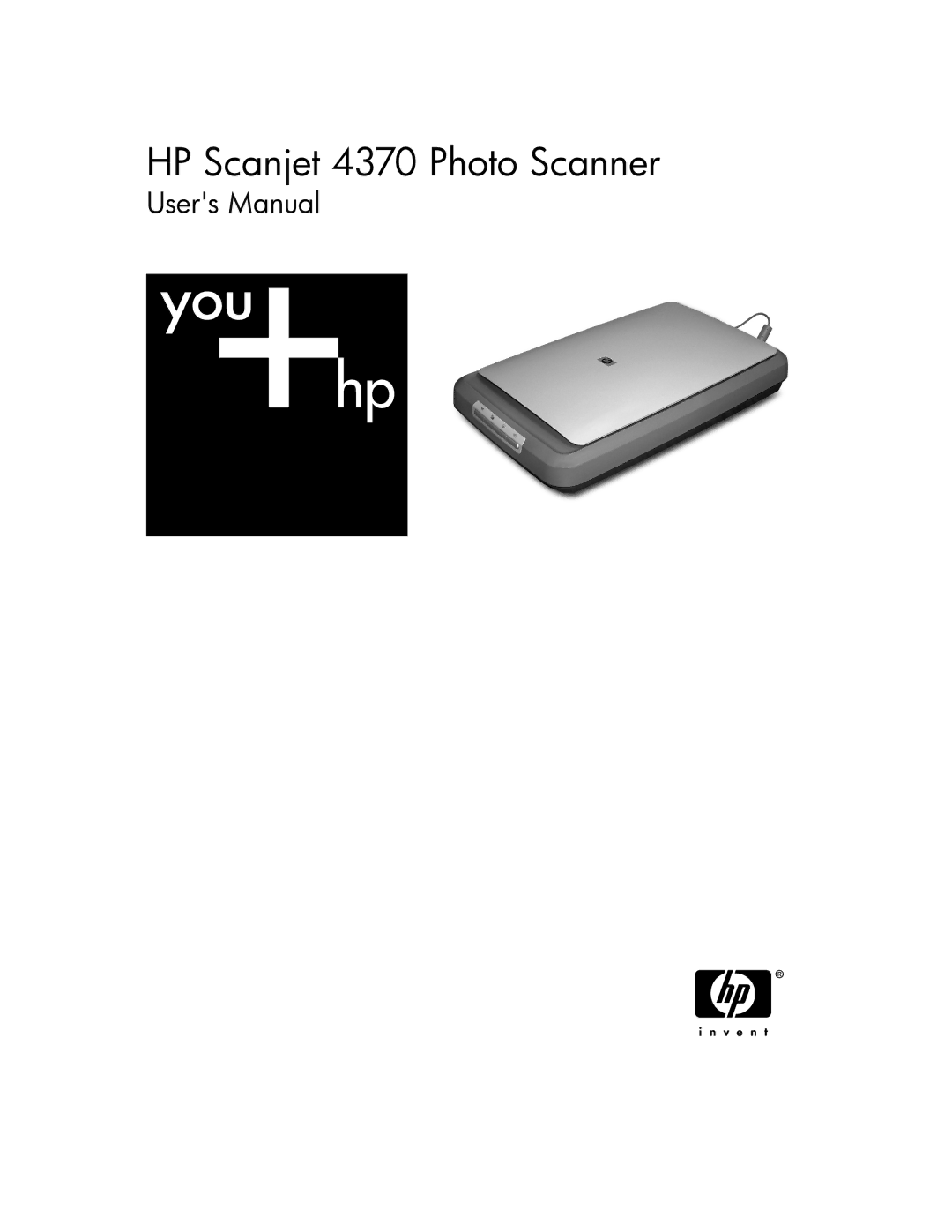 HP manual HP Scanjet 4370 Photo Scanner 