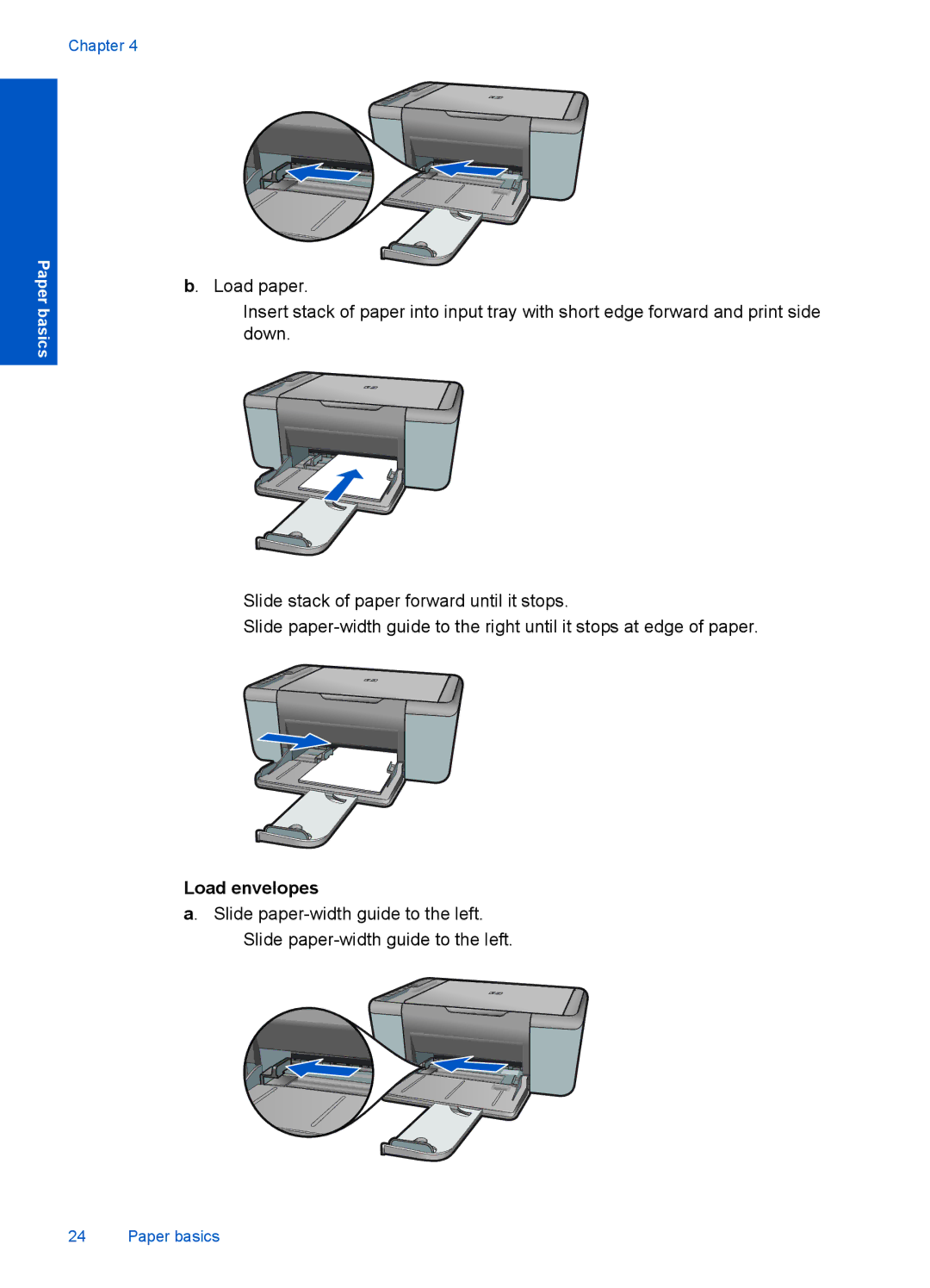 HP 4400 - K4 manual Load envelopes 