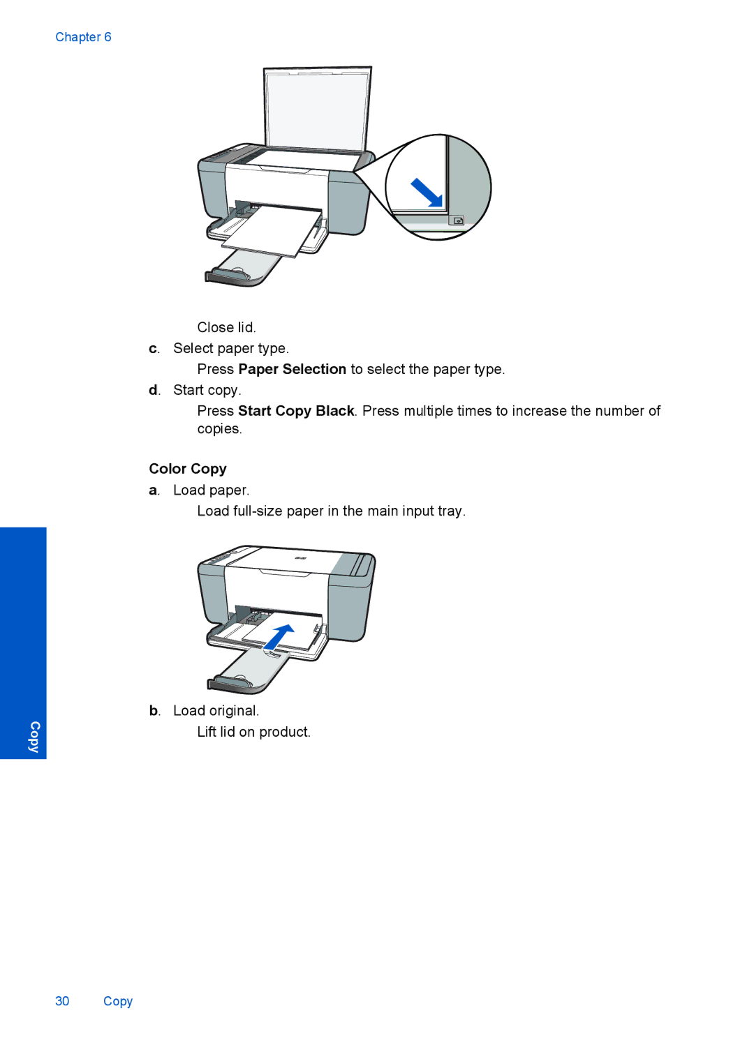 HP 4400 - K4 manual Color Copy 