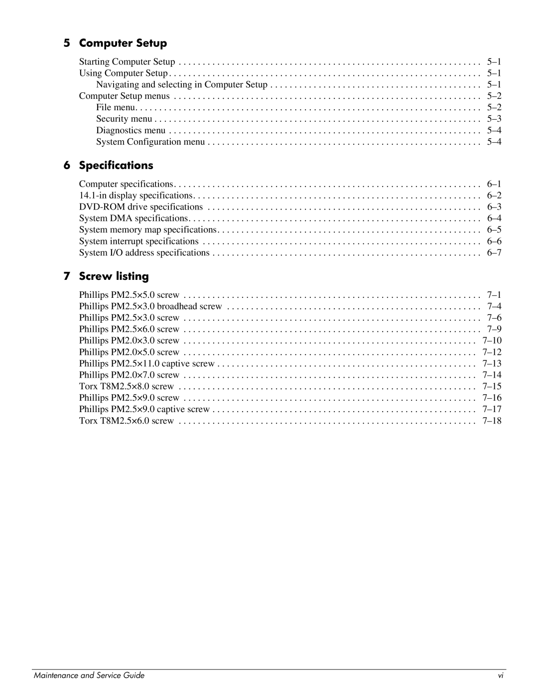 HP 4410t Mobile manual Computer Setup 