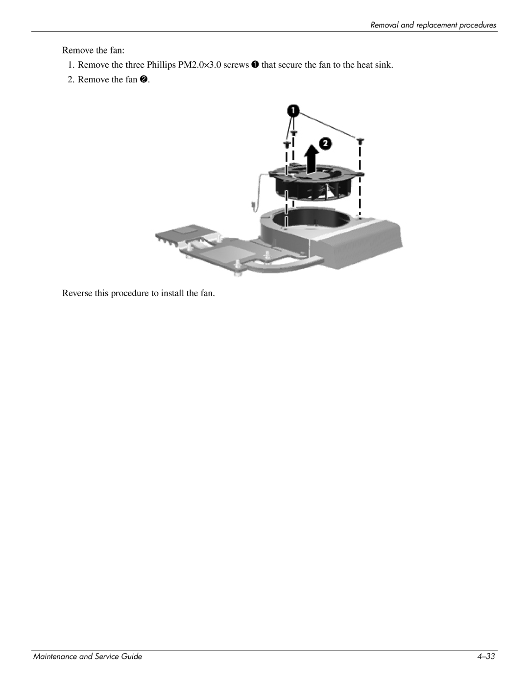 HP 4410t Mobile manual Removal and replacement procedures 