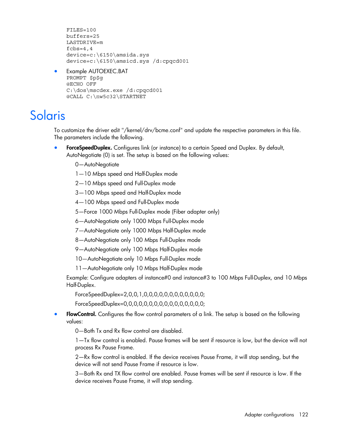 HP 441877-00B manual FILES=100, Prompt $p$g, @Echo Off, dos\mscdex.exe /dcpqcd001 @CALL C\nw5c32\STARTNET 