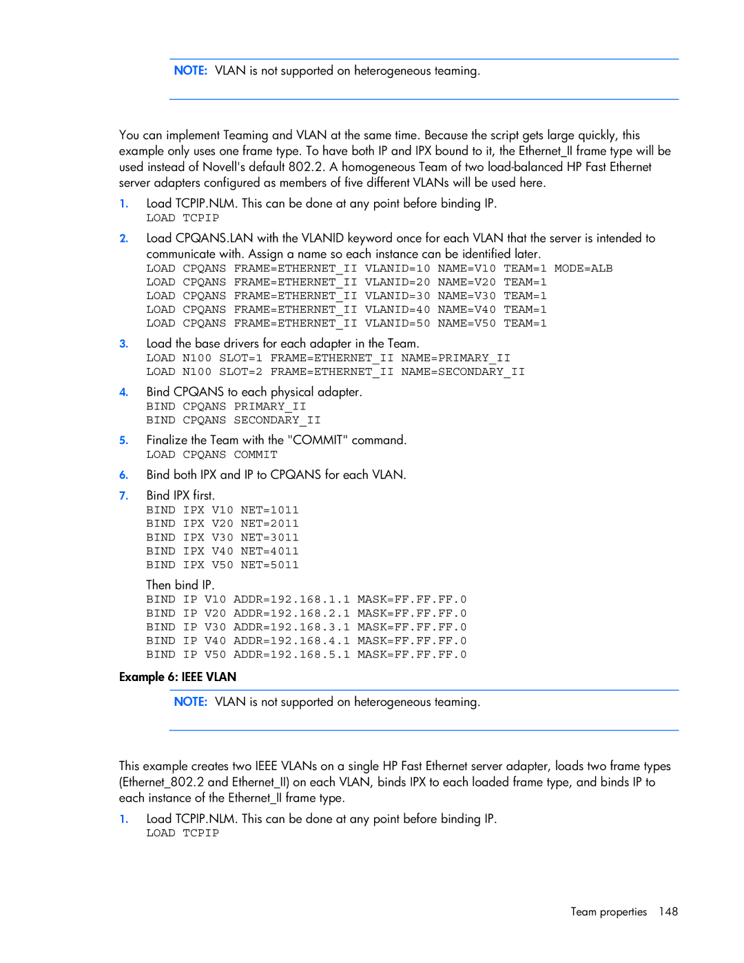 HP 441877-00B manual Bind Cpqans Primaryii Bind Cpqans Secondaryii 