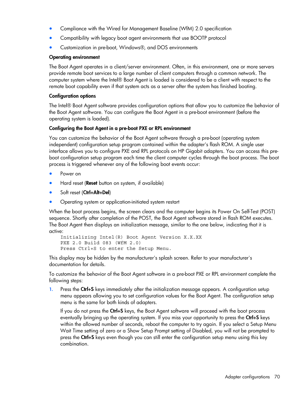 HP 441877-00B manual Adapter configurations 