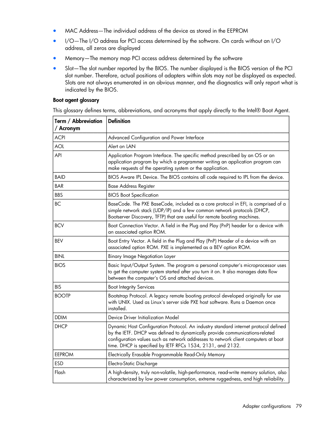 HP 441877-00B manual Acpi 