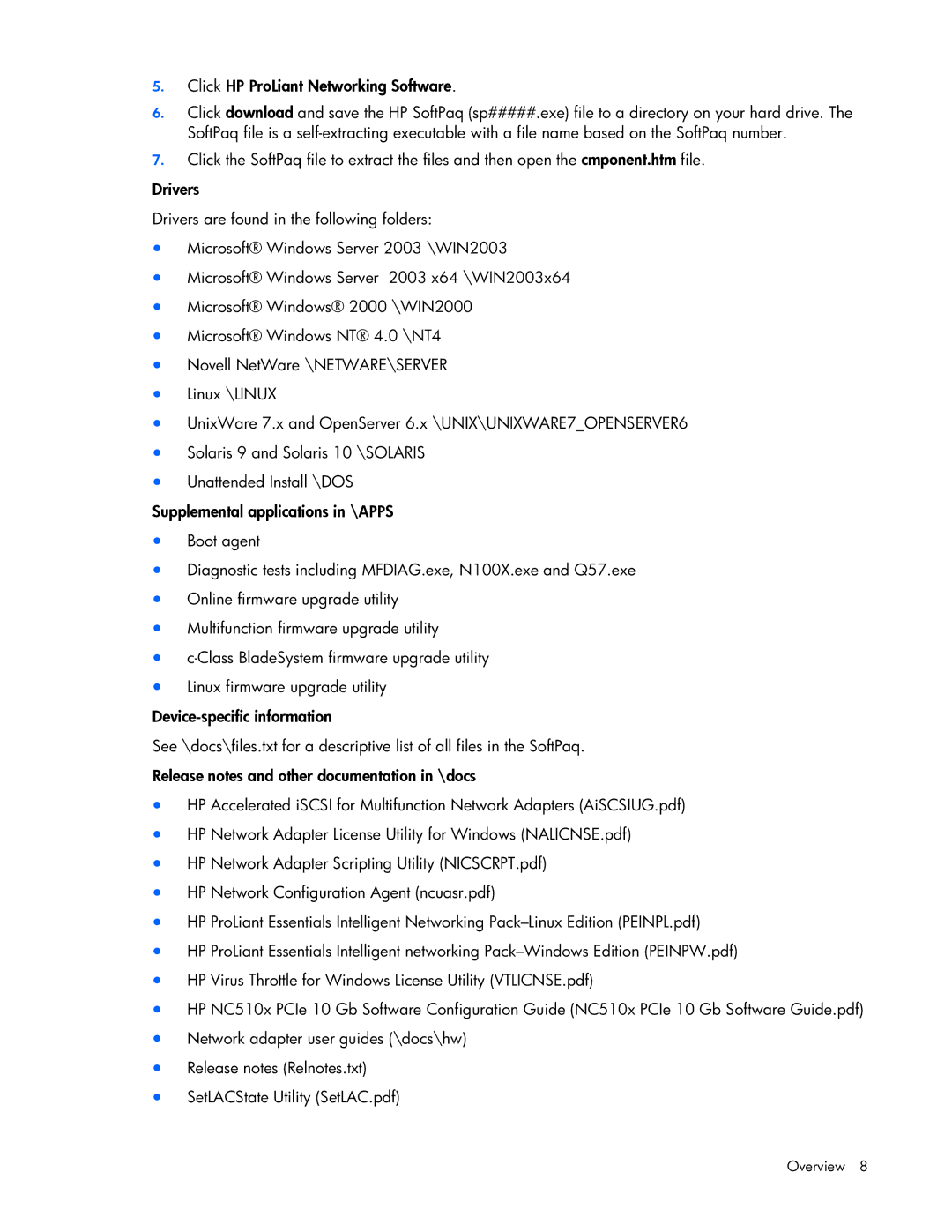 HP 441877-00B manual Overview 