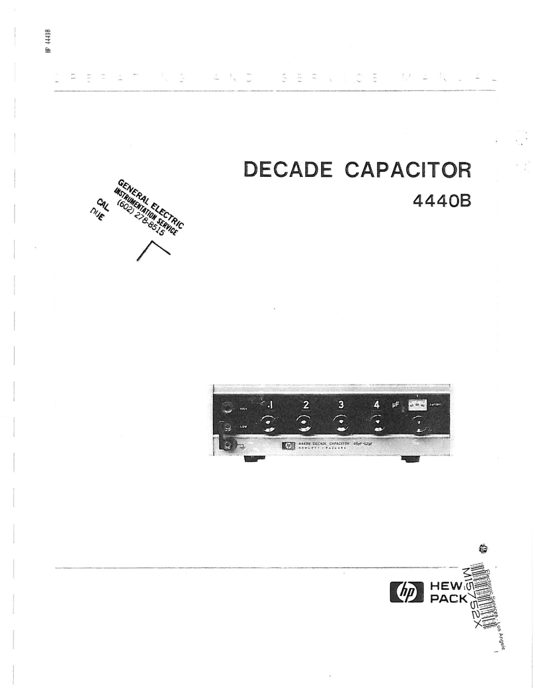 HP 4440b manual 