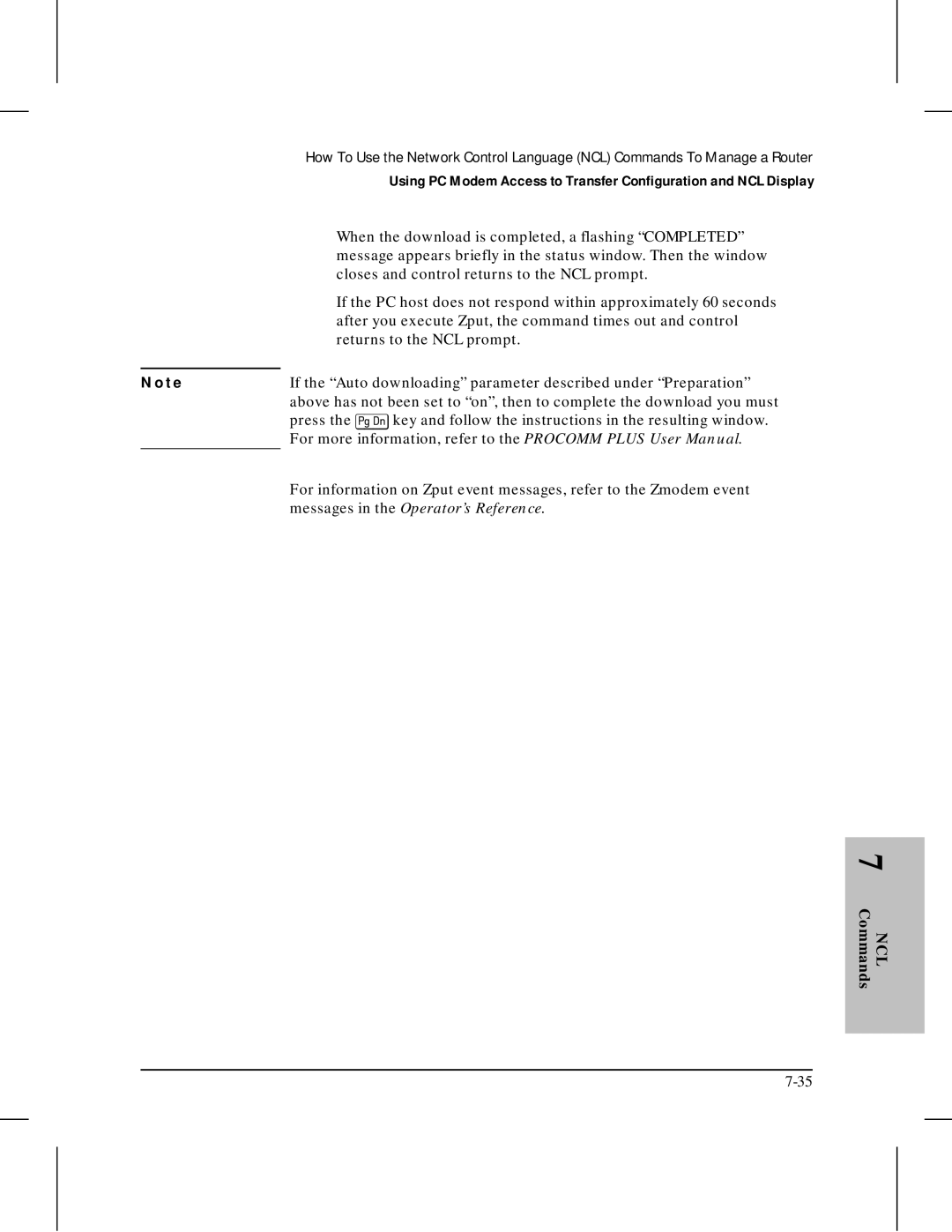 HP 445 manual Messages in the Operator’s Reference 