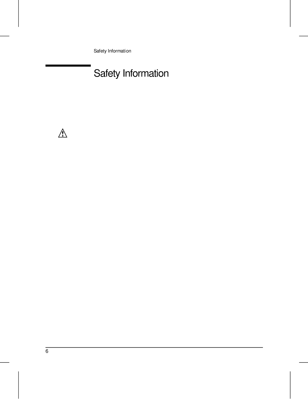 HP 445 manual Safety Information 