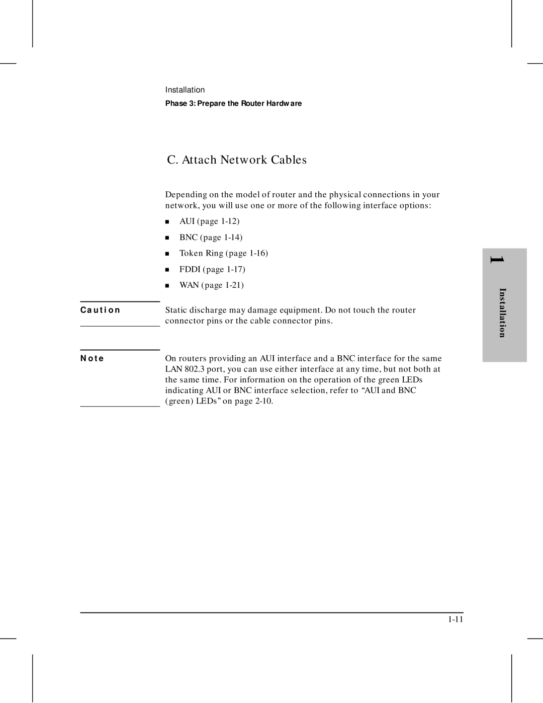 HP 445 manual Attach Network Cables 