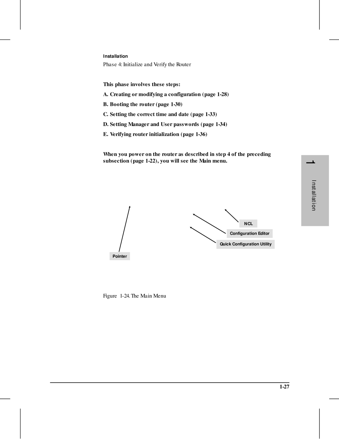 HP 445 manual The Main Menu 