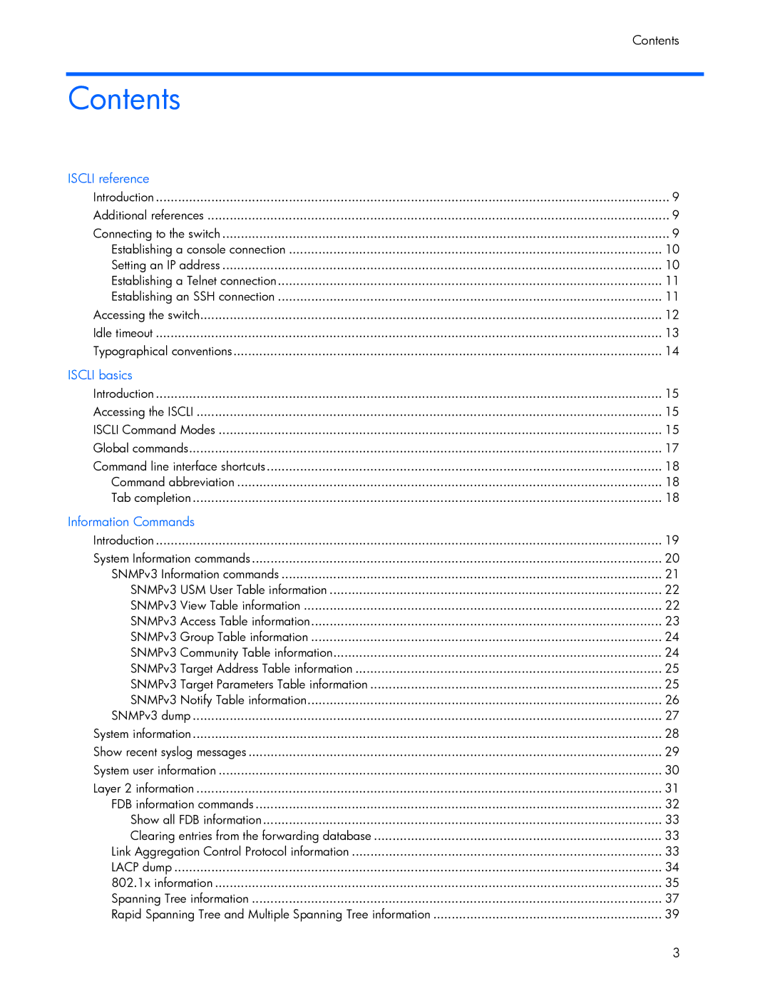 HP 445942-001 manual Contents 