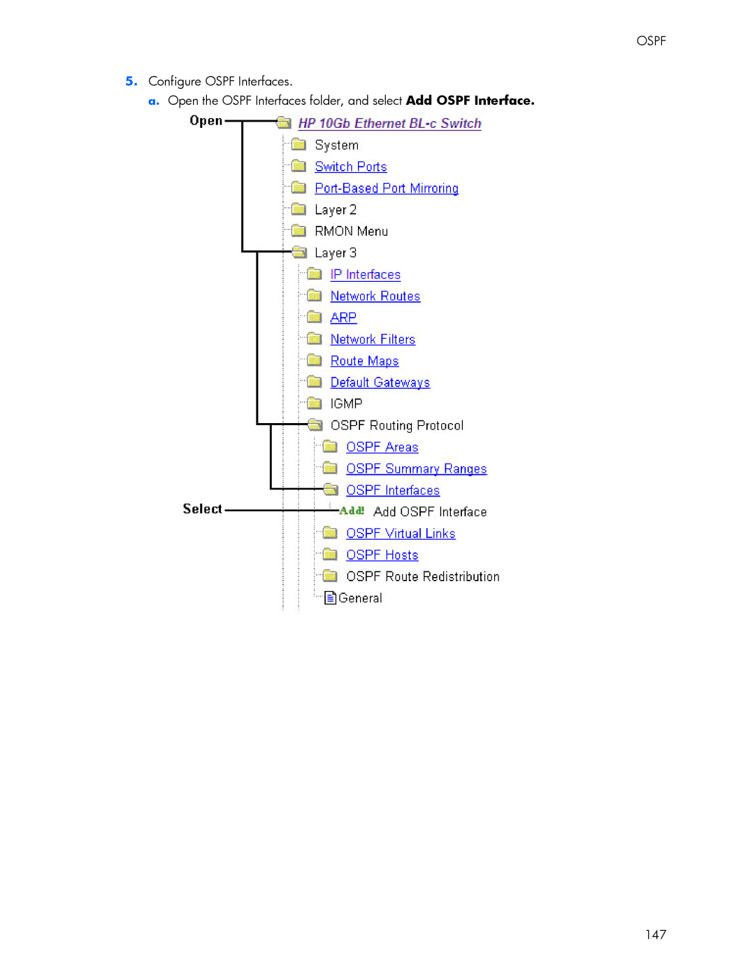 HP 445946-001 manual Ospf 