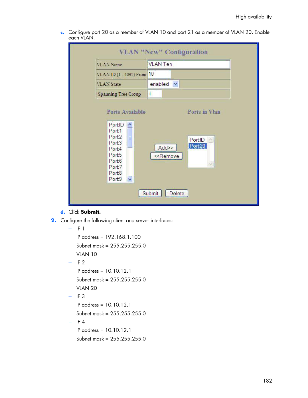 HP 445946-001 manual Click Submit 