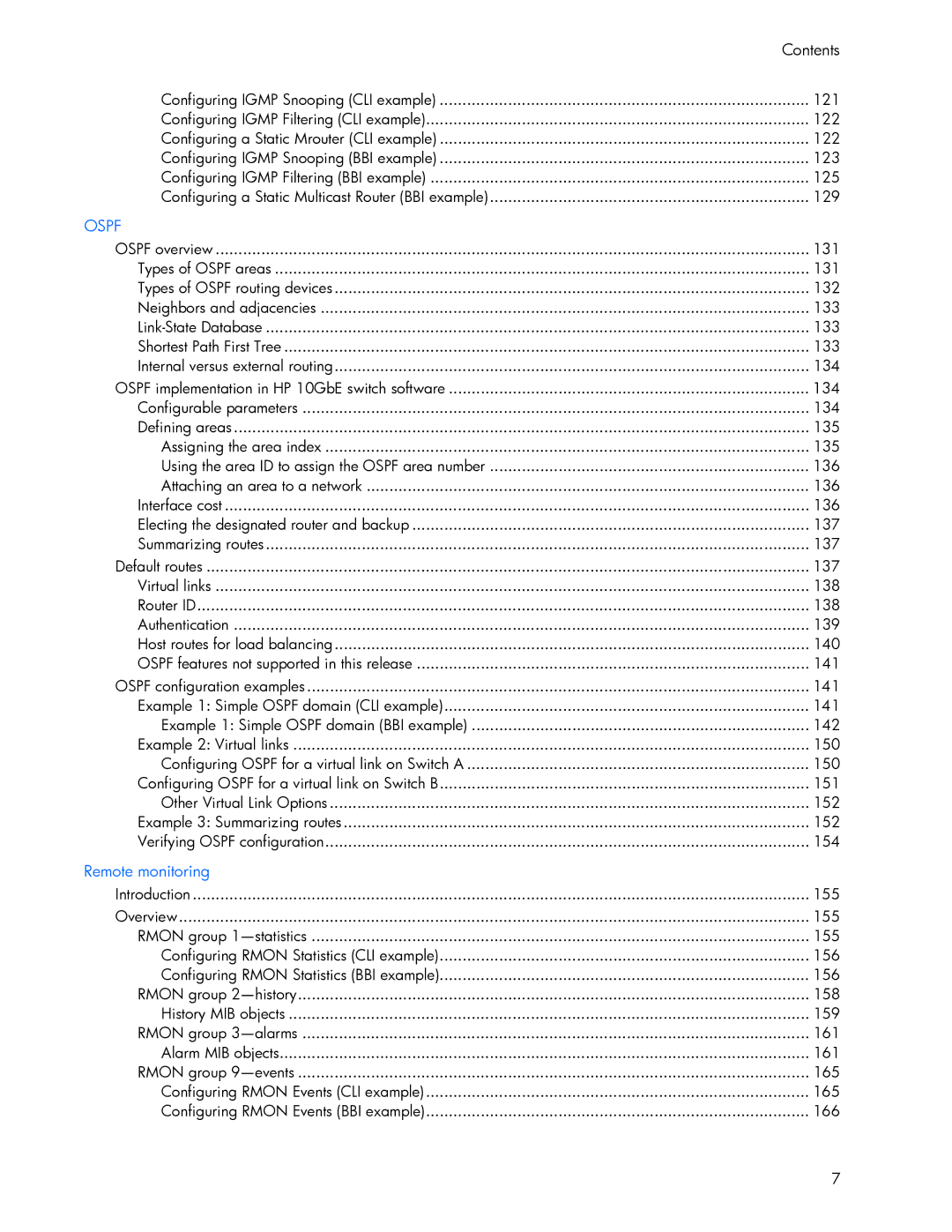 HP 445946-001 manual 131, Internal versus external routing 134, 141, 155 