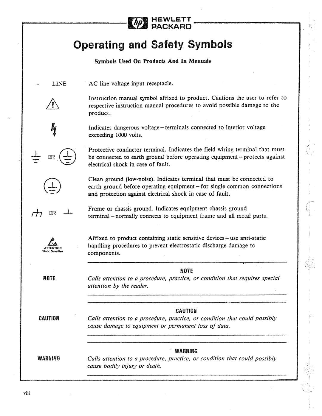 HP B, 44704A, 44702A manual 