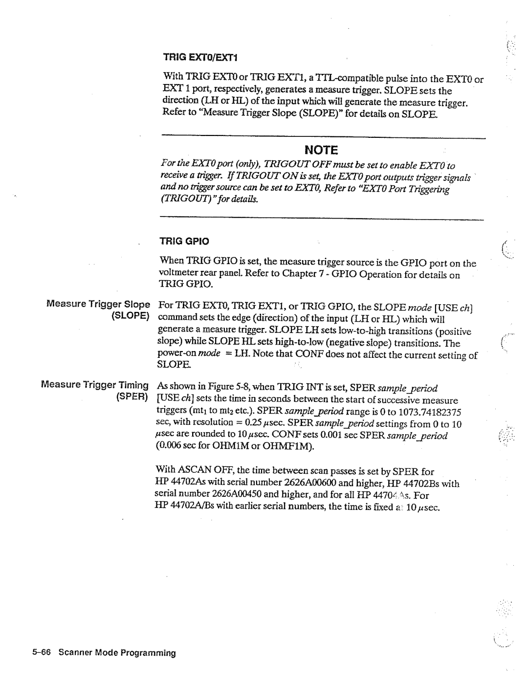 HP 44704A, 44702A, B manual 