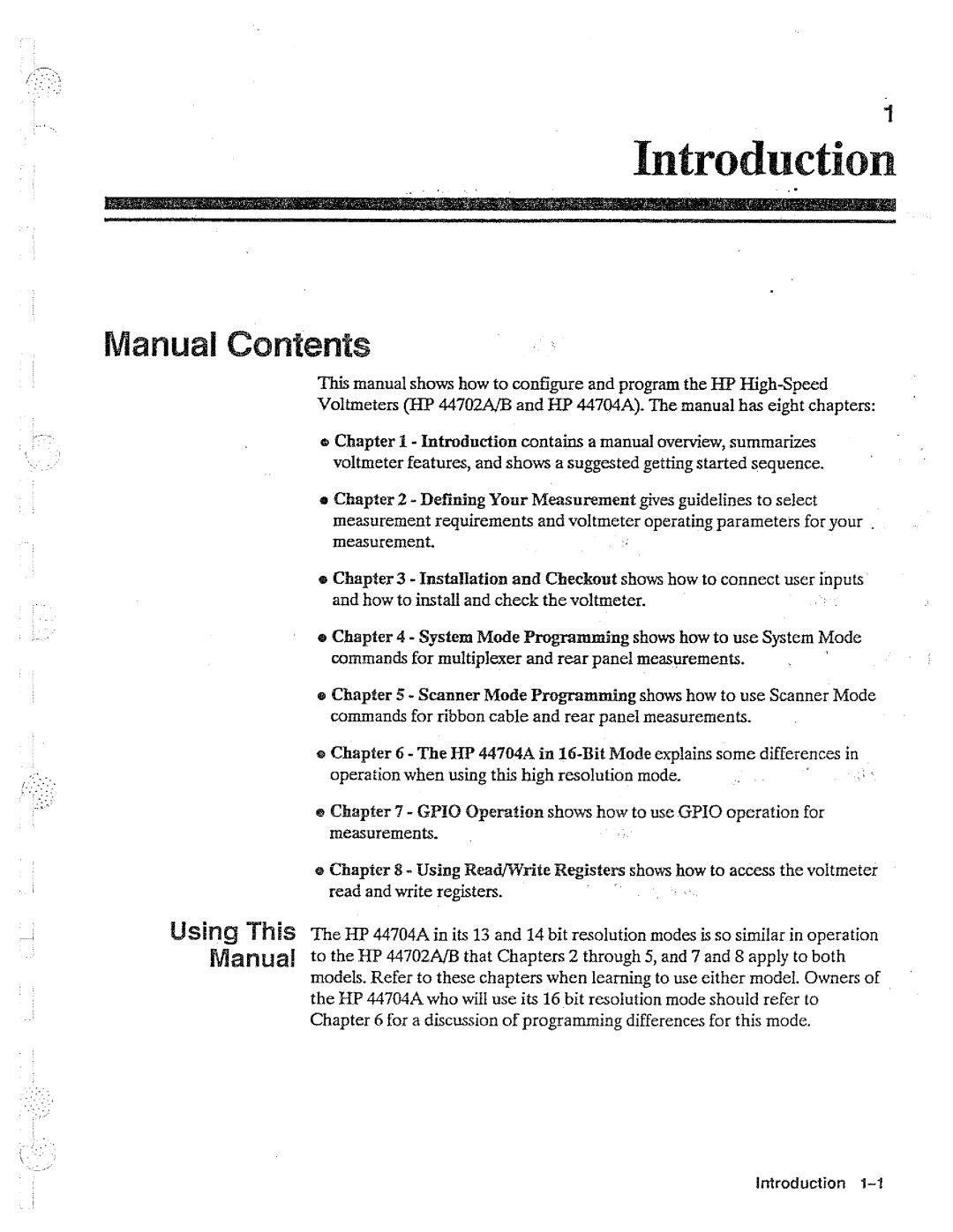 HP 44704A, 44702A, B manual 