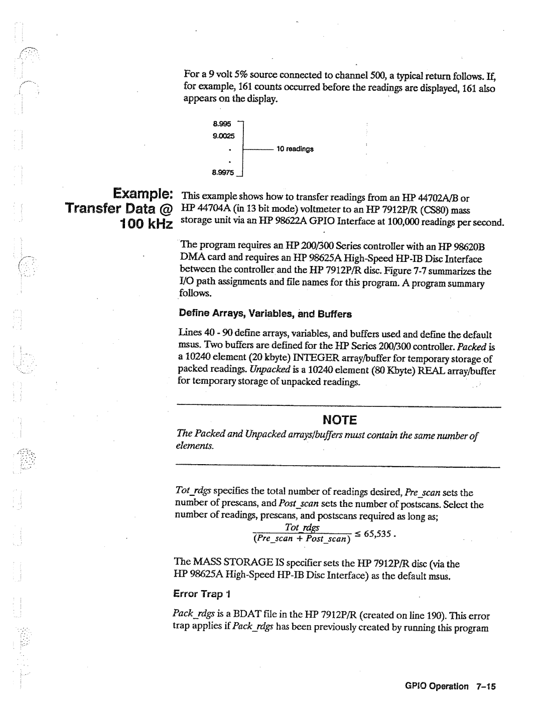 HP B, 44704A, 44702A manual 