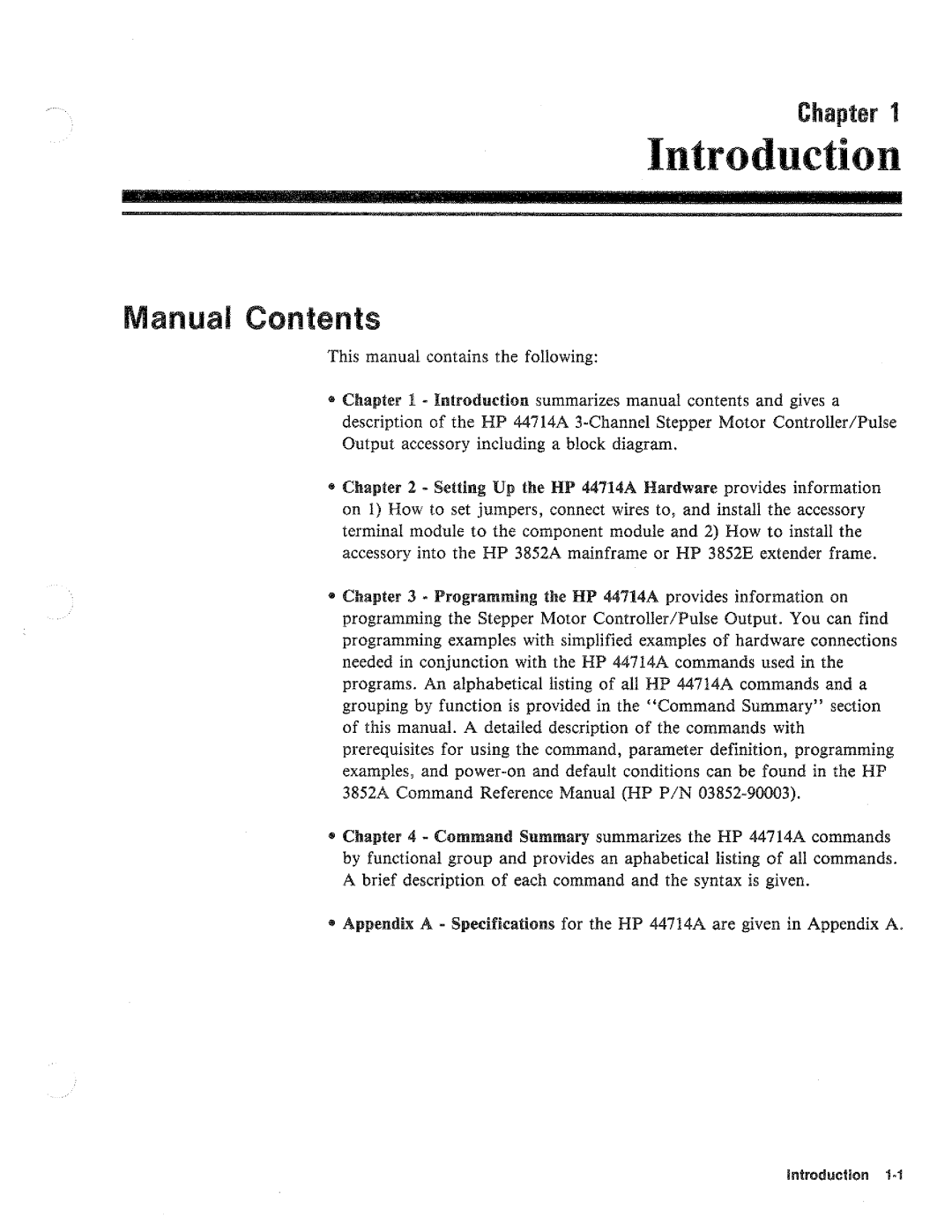 HP 44714A manual 