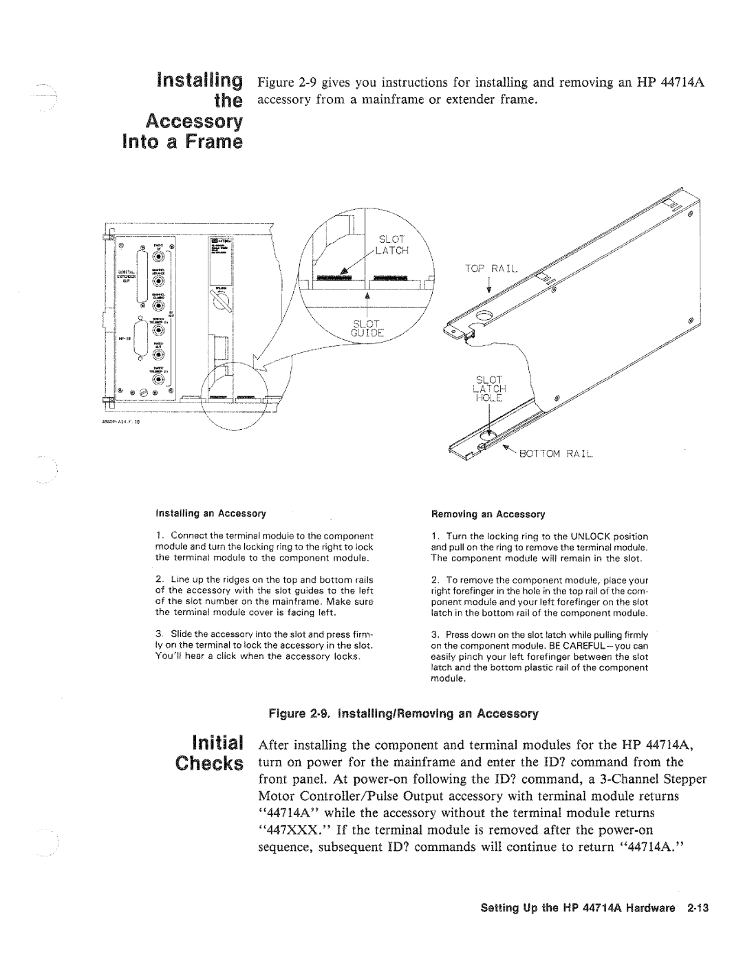 HP 44714A manual 