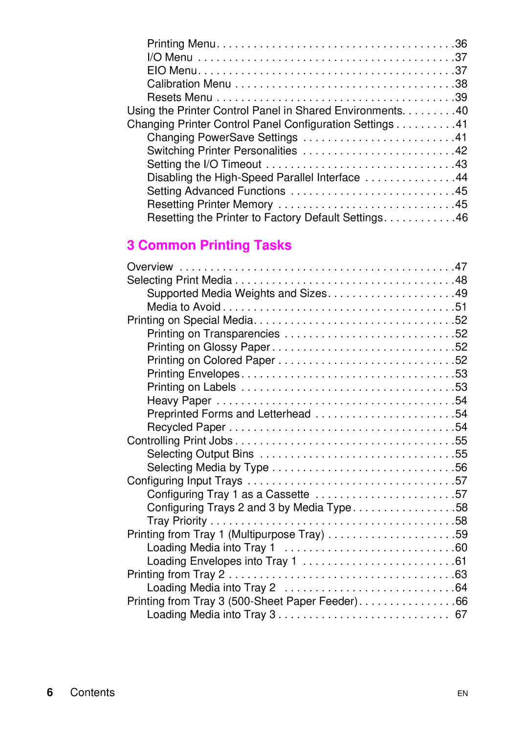 HP 4500 DN manual Common Printing Tasks 