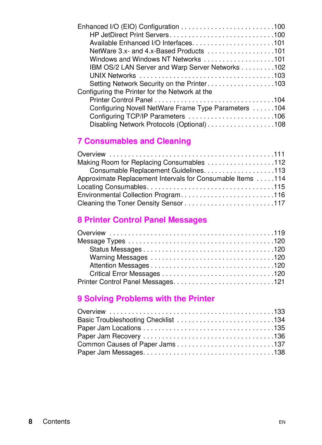 HP 4500 DN manual Consumables and Cleaning 