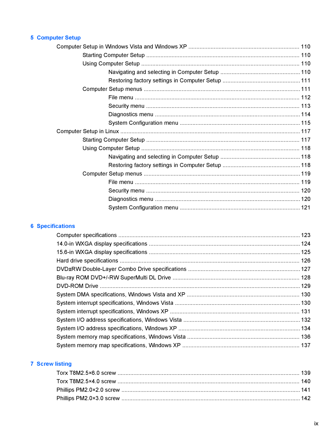 HP 4515S, 4416S, 4415S manual Computer Setup 