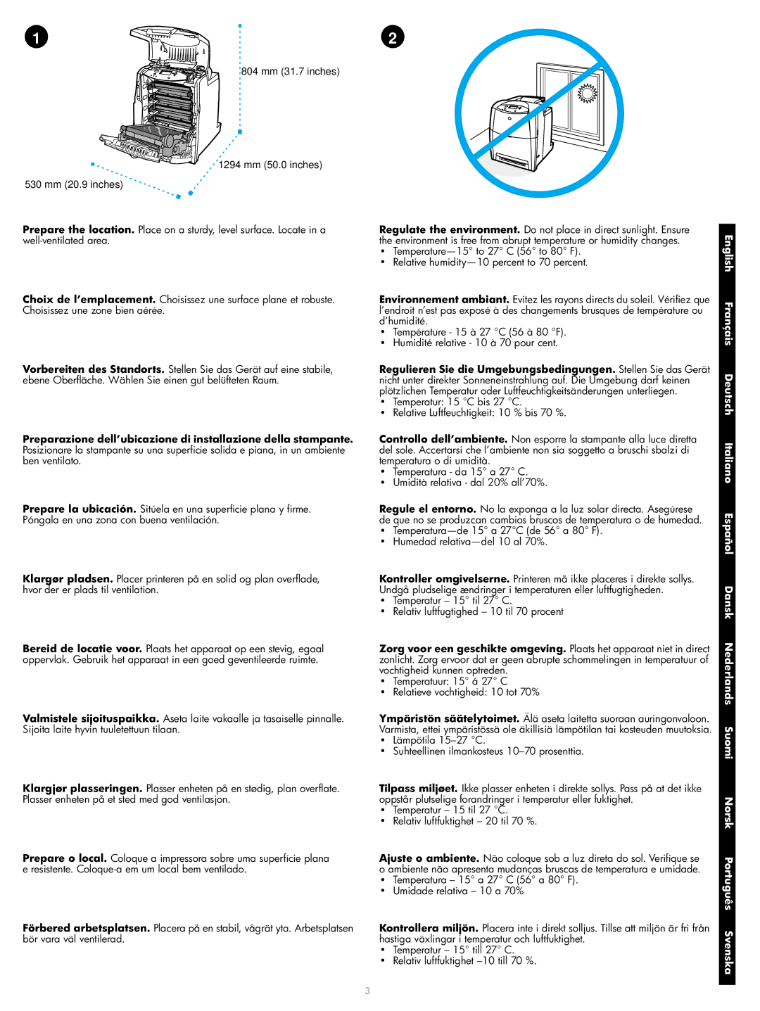 HP 4600hdn, 4600dtn, 4600dn manual Controllo dell’ambiente 