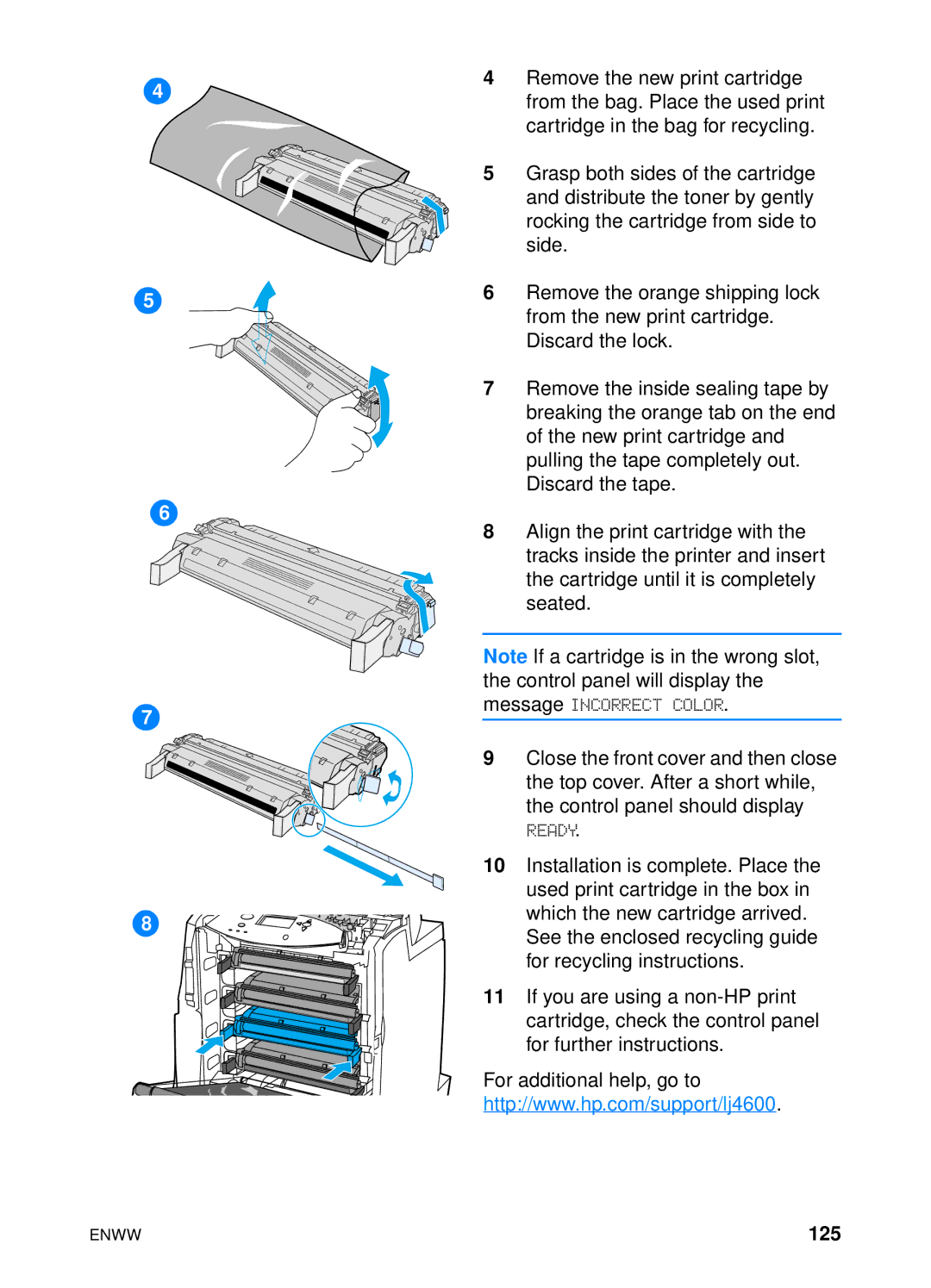 HP 4600hdn 4600n manual 125 