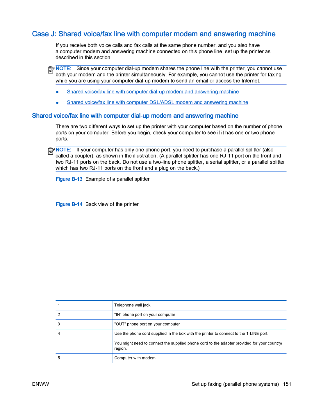 HP 4630 e manual Figure B-13Example of a parallel splitter 