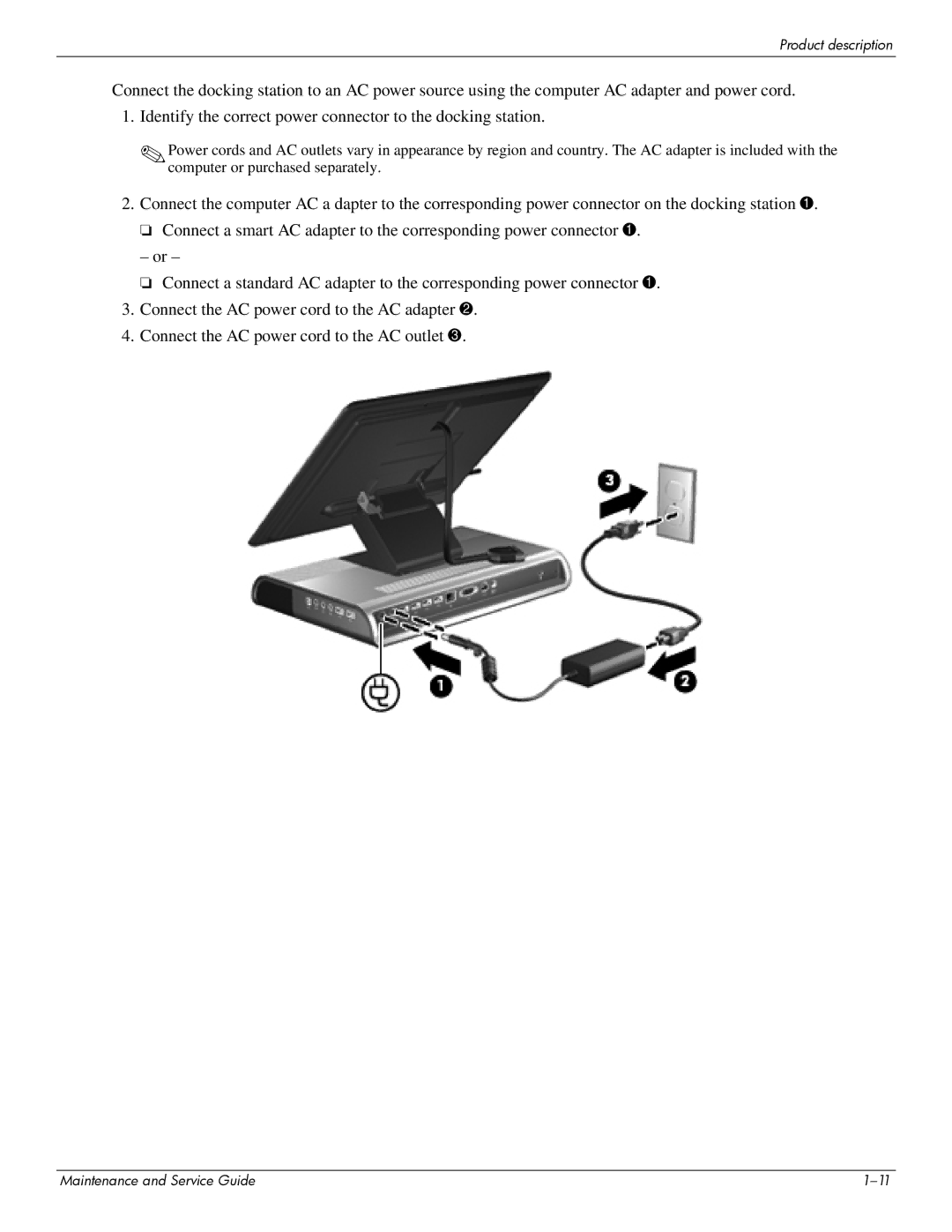 HP 463777-001 manual Product description 