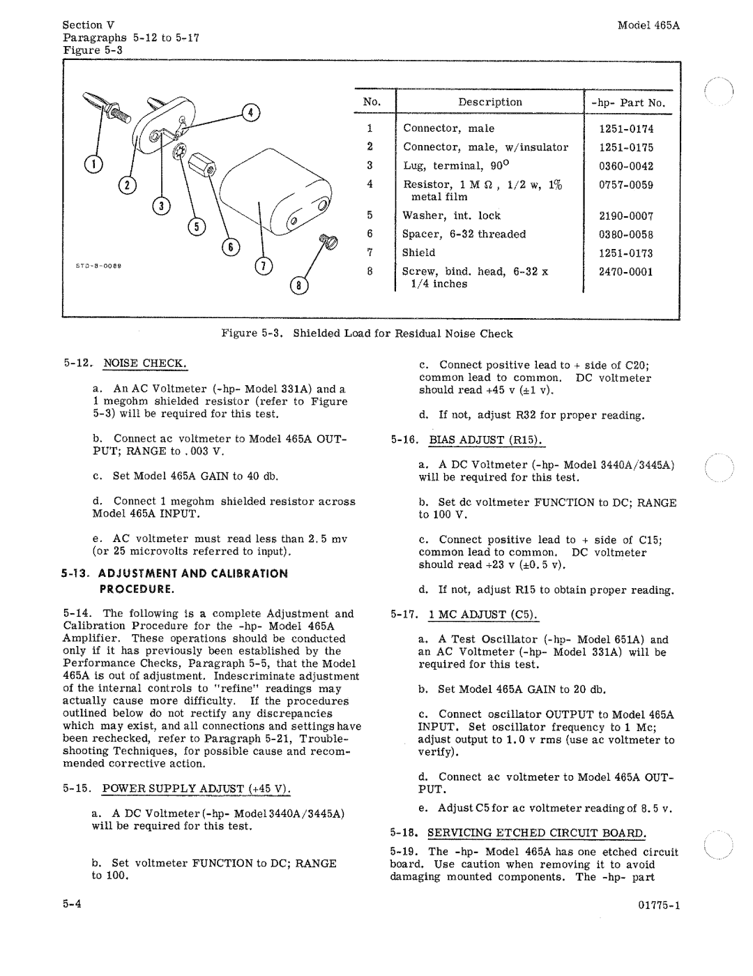 HP 465A manual 