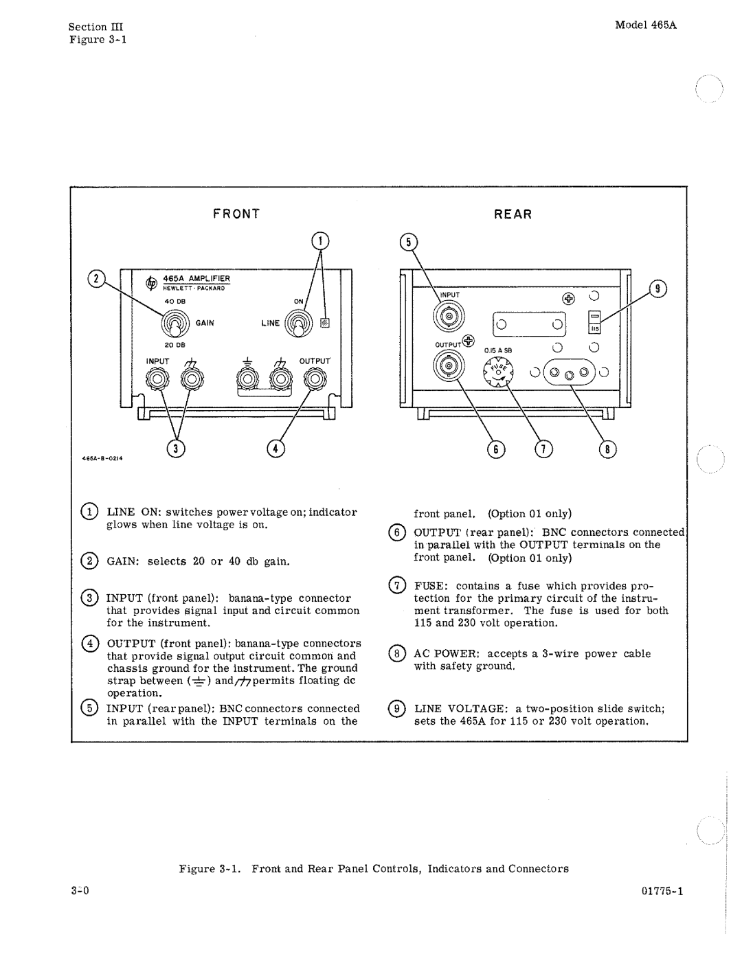 HP 465A manual 